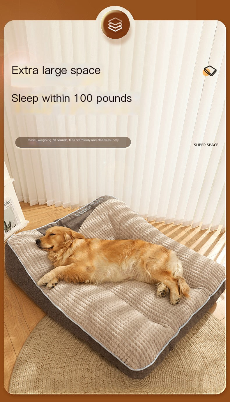 Full Body Support Calming Large Dog Bed