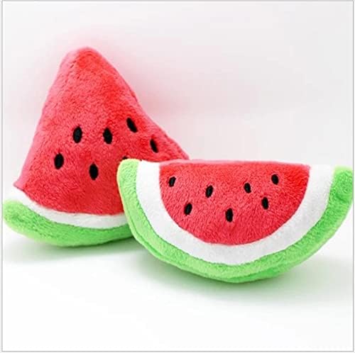 Watermelon Plush Shape Puppy Pet Chew Toy