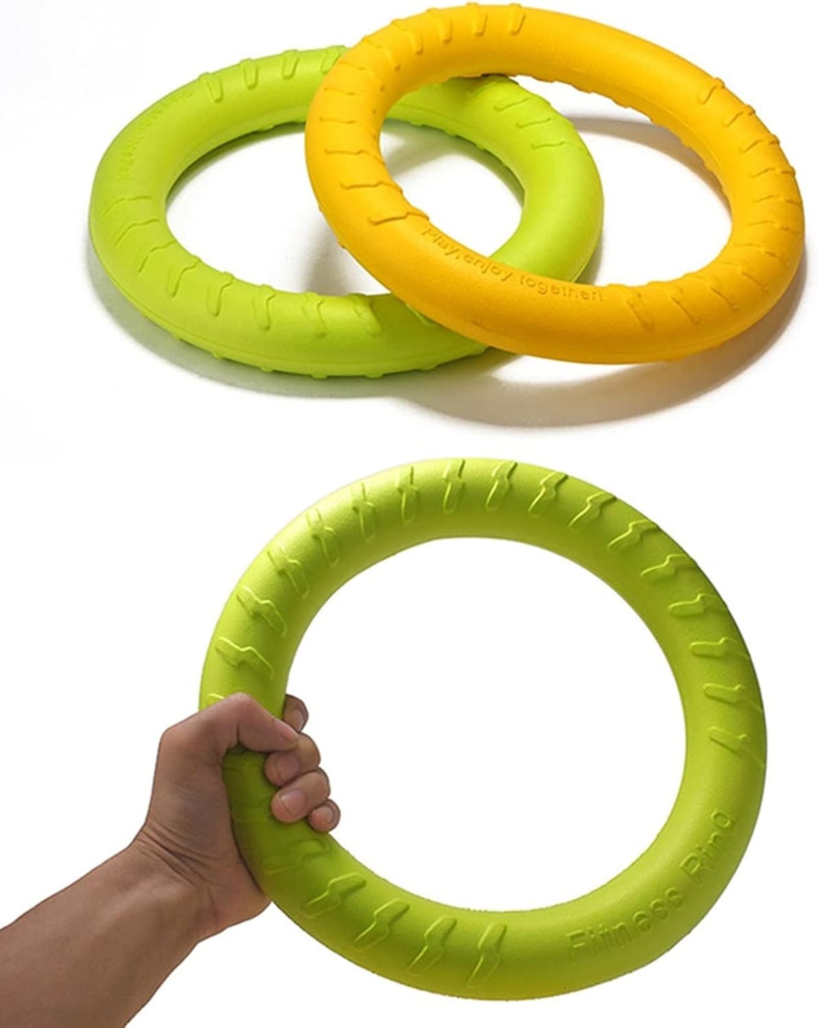Outdoor Dog Flying Disc Floating Ring Pulling Toy