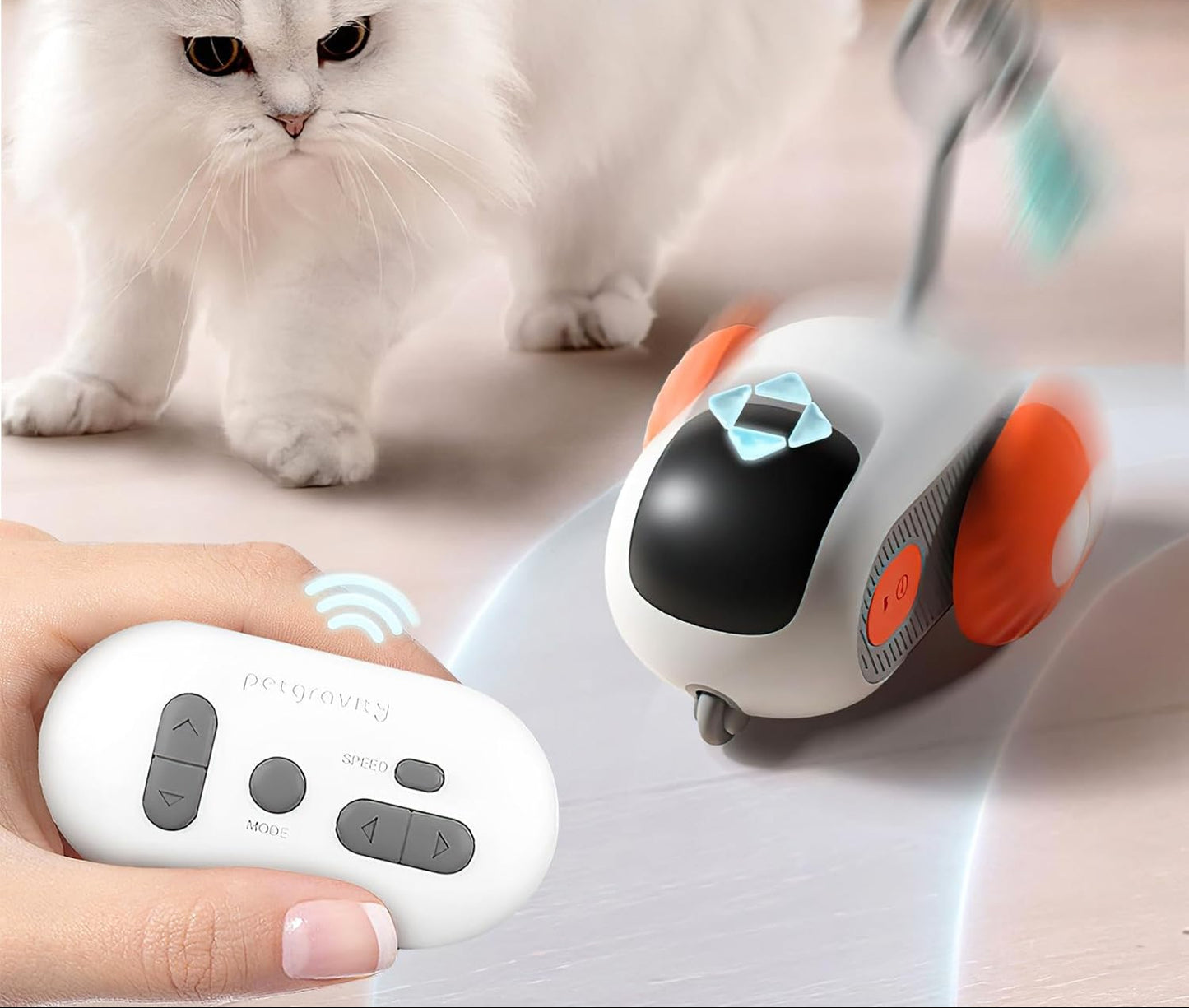 Smart Flip Cat Toy with Remote Control