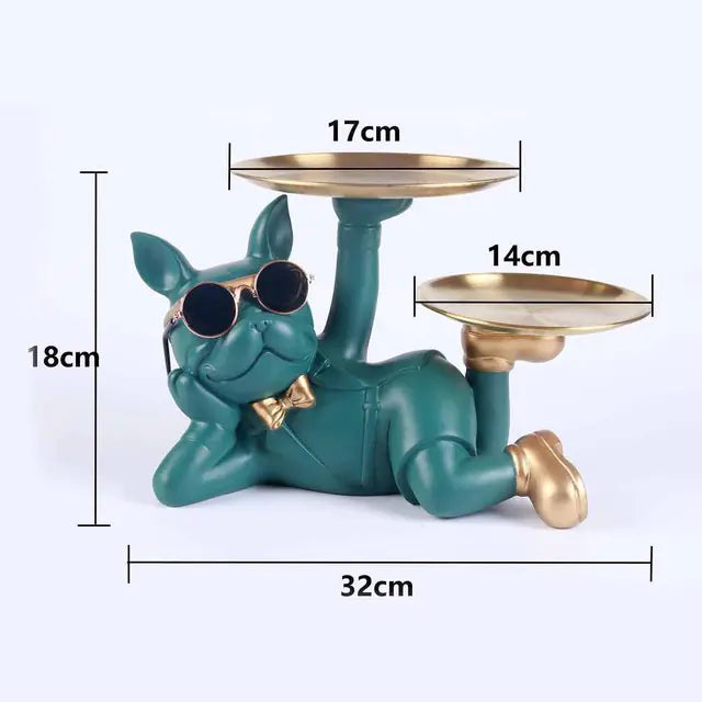 Bulldog Dog Storage Ornament