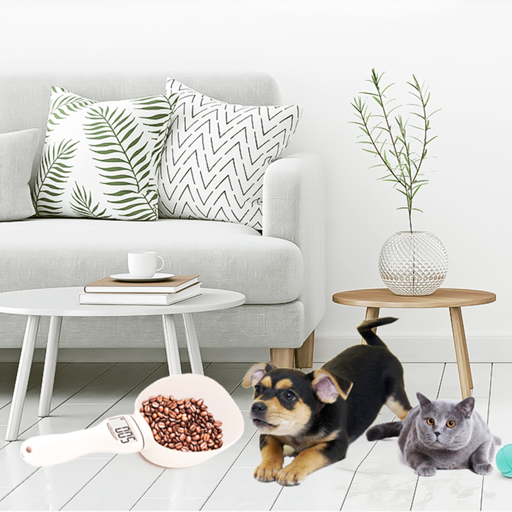 Pet Food Measuring Spoon with Weight Scale