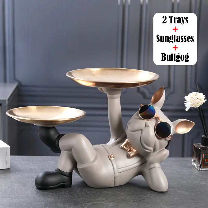 Bulldog Dog Storage Ornament