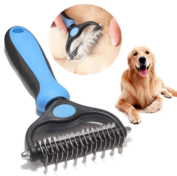 Double-Sided Pet Grooming Brush