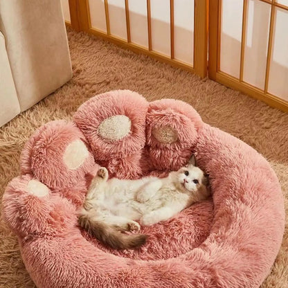 Cute Bear Paw Shape Pet Sleeping Bed