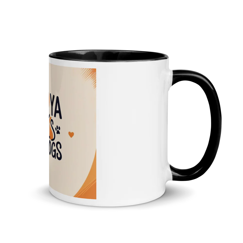White Ceramic Mug with Color Inside