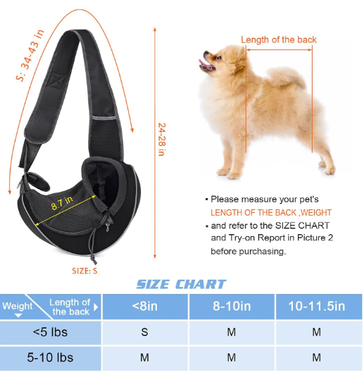 Portable Dog Carrier Shoulder Bag