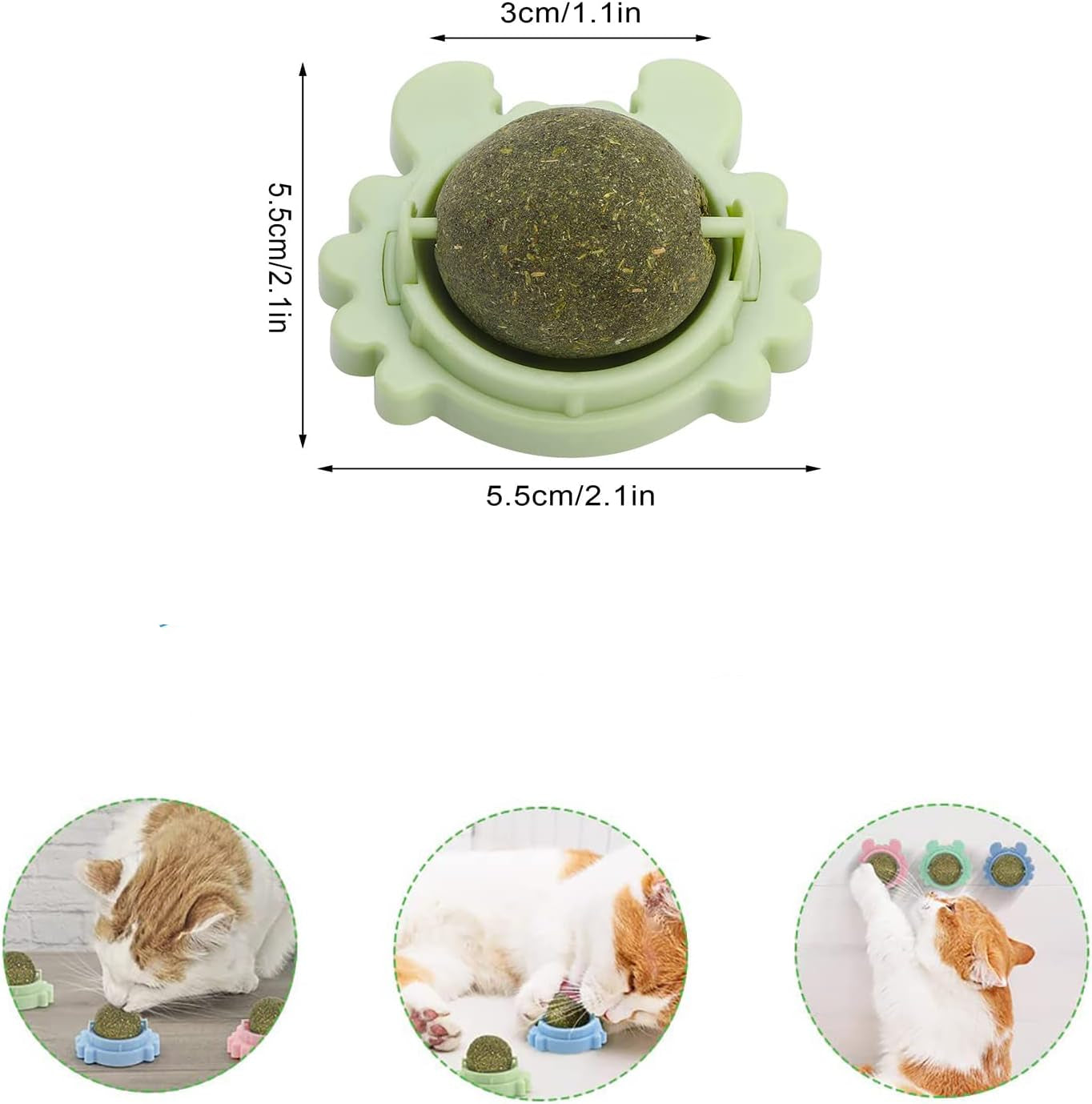 Catnip Ball Teeth Grinding Chew Toy