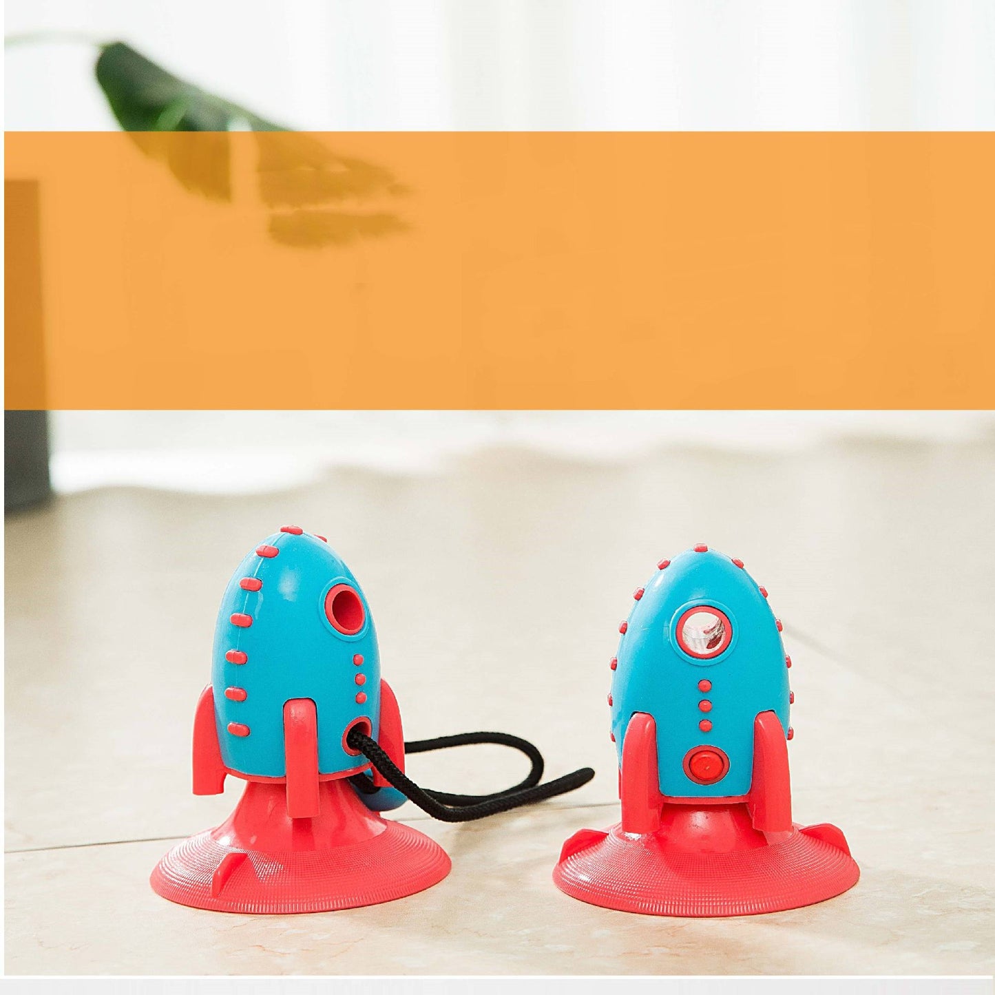 Rocket Dog Toys for Food Dispensing & Chewing