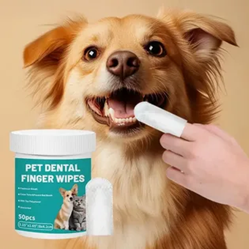 Pet Teeth Cleaning Finger Wipes