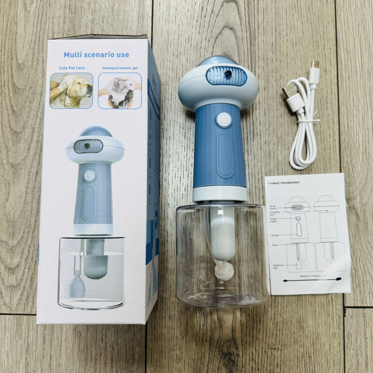 Automatic Pet Shower Foaming Machine - Cat & Dog Bath Solution