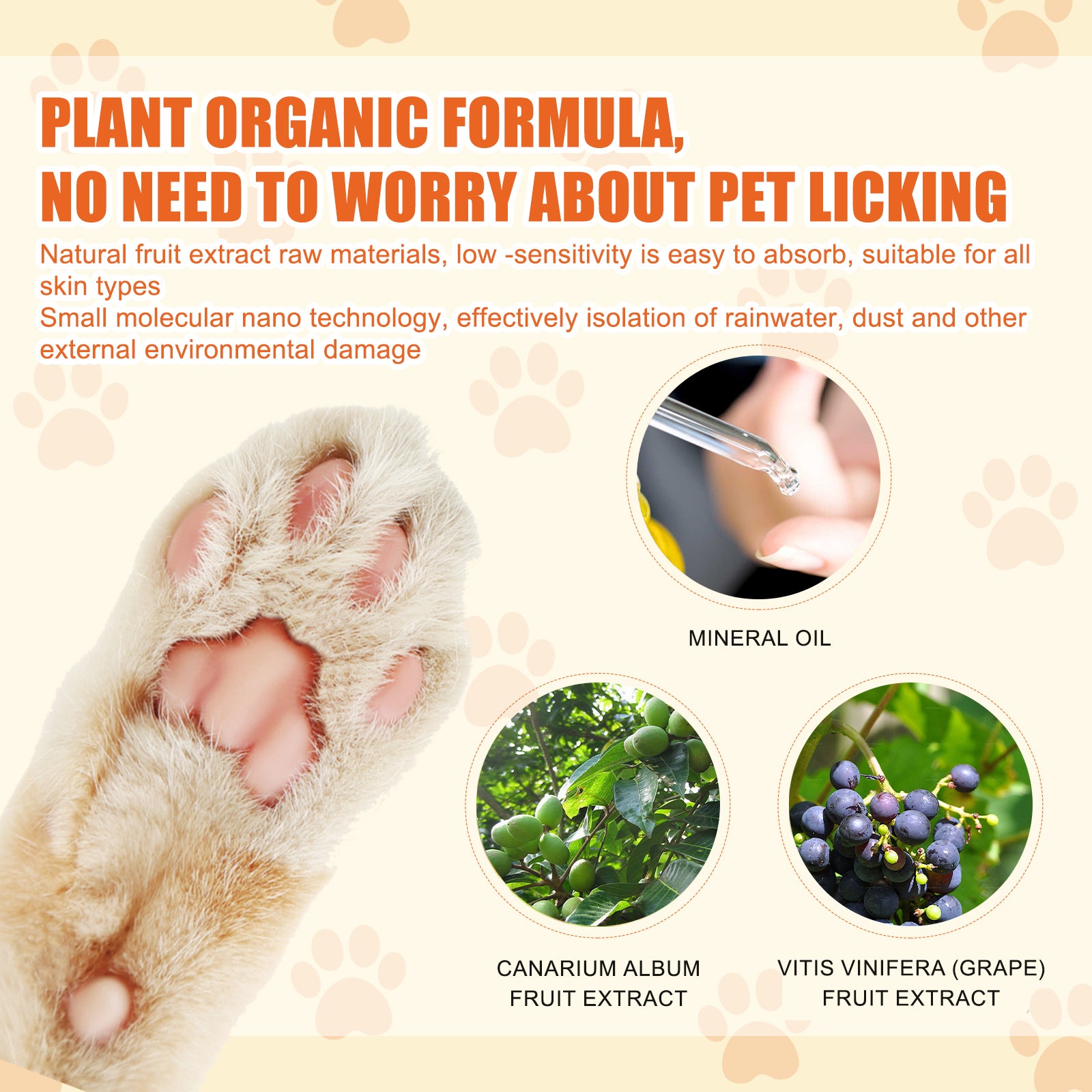 Pet Moisturizing Paw Care Cream, Universal Moisturizing Feet Cracked Care Cream