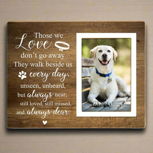 Memorial Pet Picture Frame Sympathy Gift