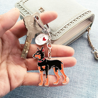 Lovely Dog Key-ring Portable Metal Keychain
