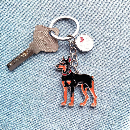 Lovely Dog Key-ring Portable Metal Keychain