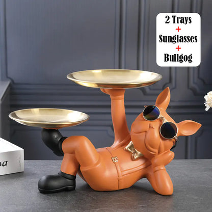 Bulldog Dog Storage Ornament