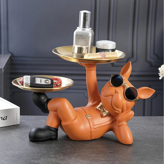 Bulldog Dog Storage Ornament