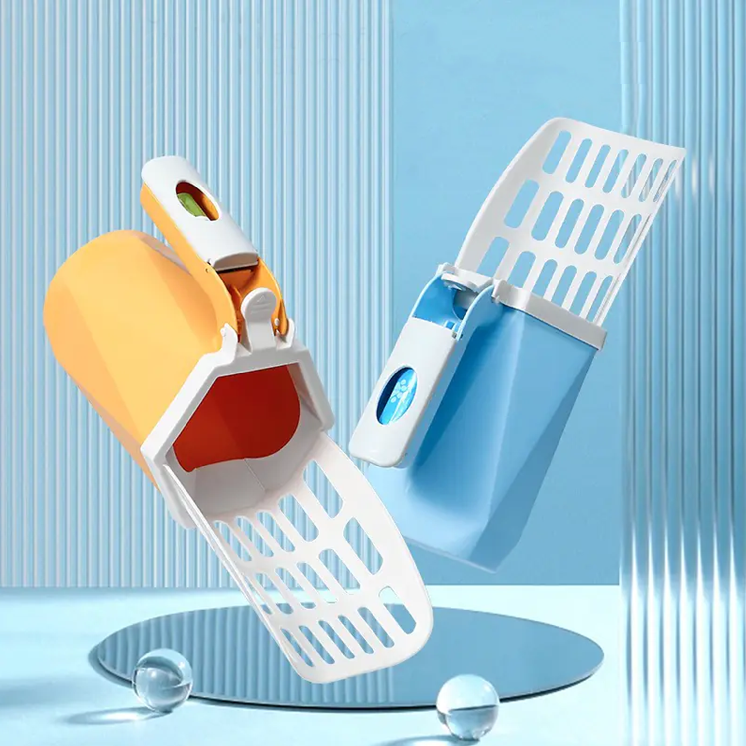 Cat Litter Shovel and Waste Storage Box