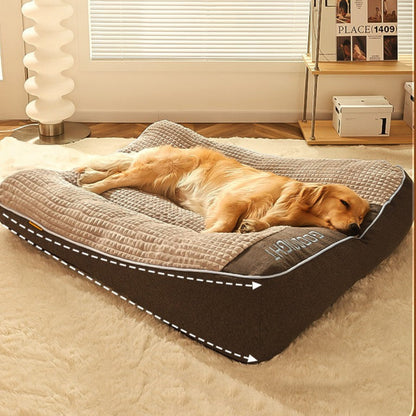 Full Body Support Calming Large Dog Bed