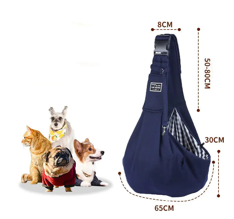 Adjustable Cross-Body Pet Travel Backpack