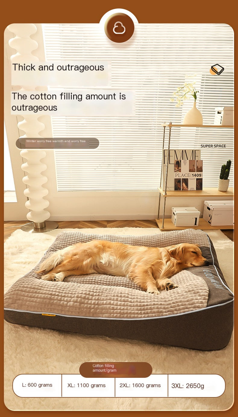 Full Body Support Calming Large Dog Bed