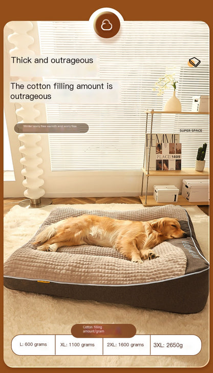 Full Body Support Calming Large Dog Bed