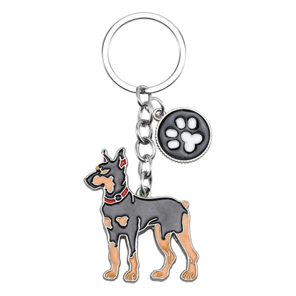 Lovely Dog Key-ring Portable Metal Keychain