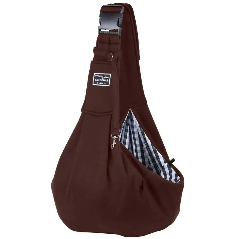 Adjustable Cross-Body Pet Travel Backpack