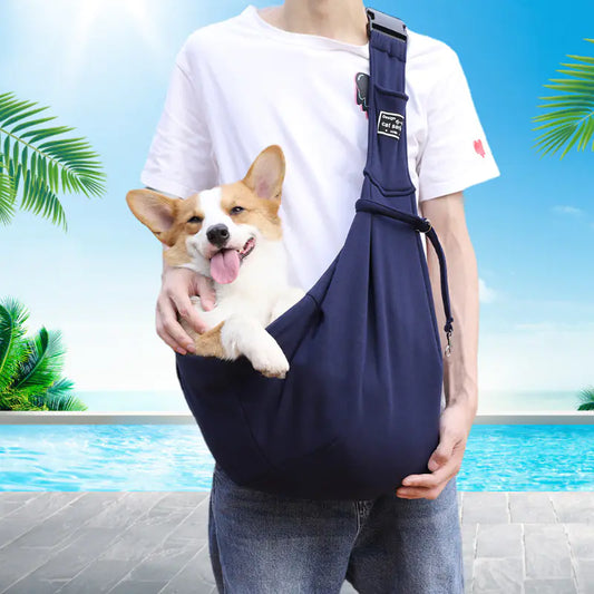Adjustable Cross-Body Pet Travel Backpack