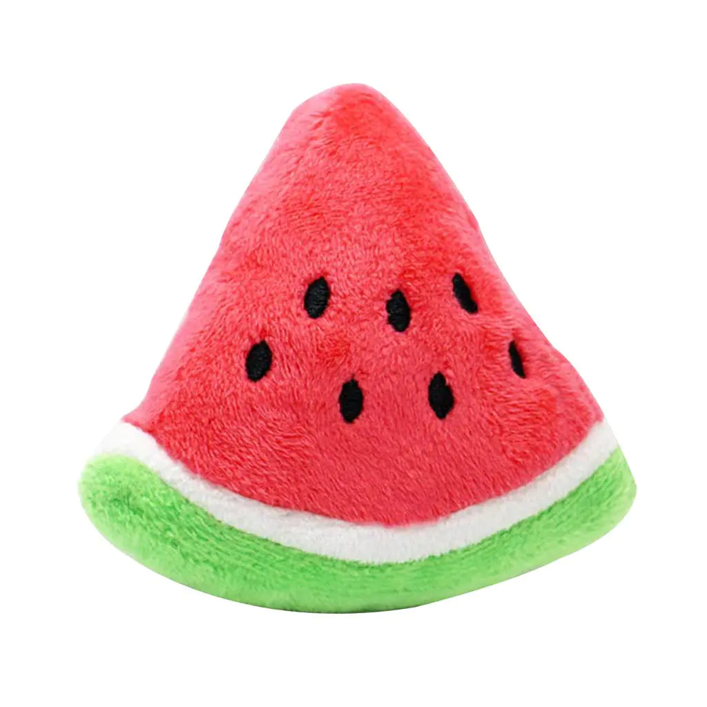 Watermelon Plush Shape Puppy Pet Chew Toy