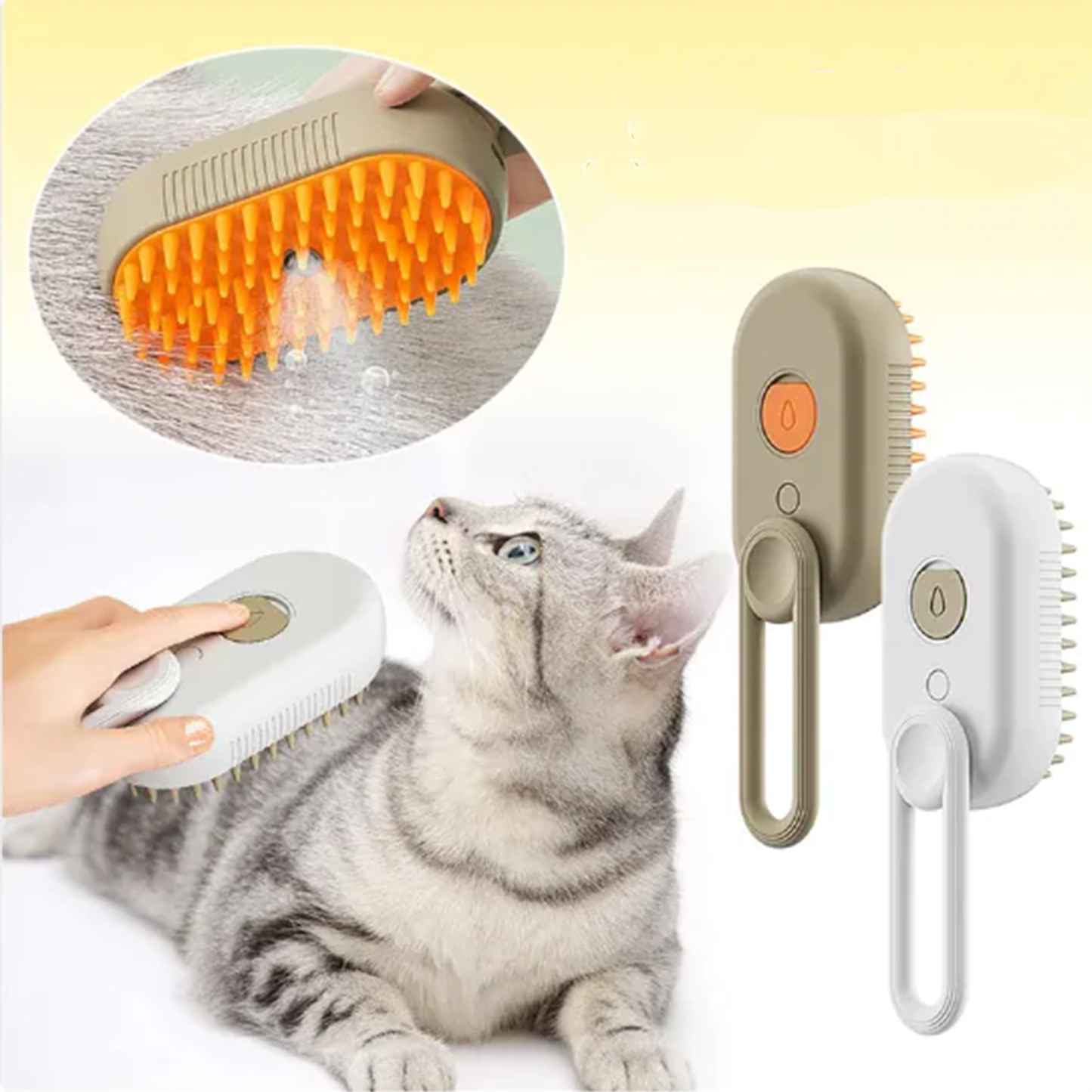 3-in-1 Electric Pet Grooming Brush