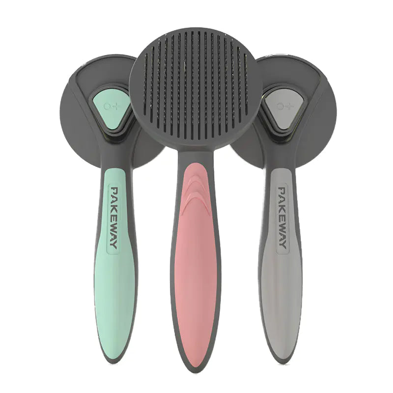 Pet Grooming Brush with Fur Remover