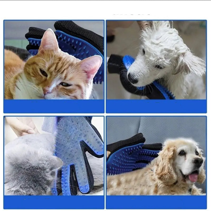 Pet Cleaning Grooming Gloves