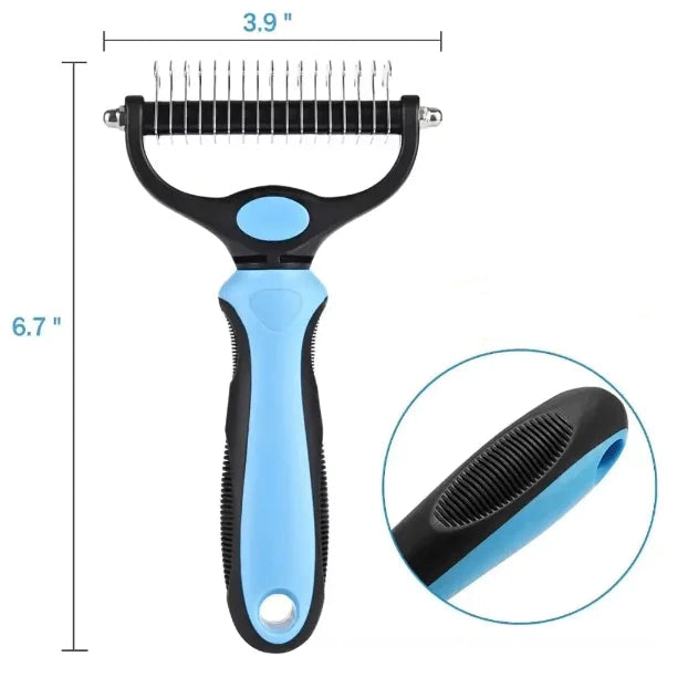 Double-Sided Pet Grooming Brush