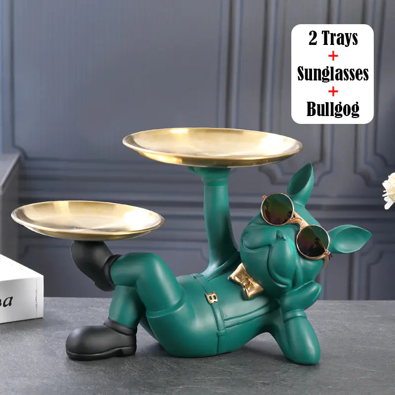 Bulldog Dog Storage Ornament
